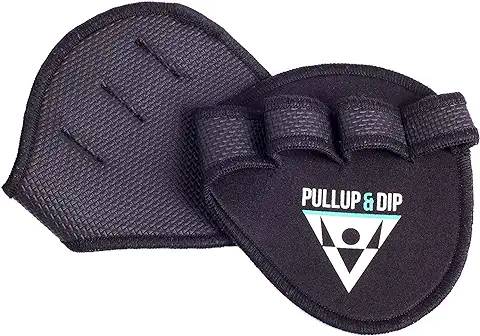 PULLUP & DIP Guantes De Agarre Fitness, Musculación, 1 Par De Almohadillas De Agarre De Neopreno, Almohadillas De Entrenamiento como Alternativa A Los Guantes De Entrenamiento para Un Agarre Máximo  