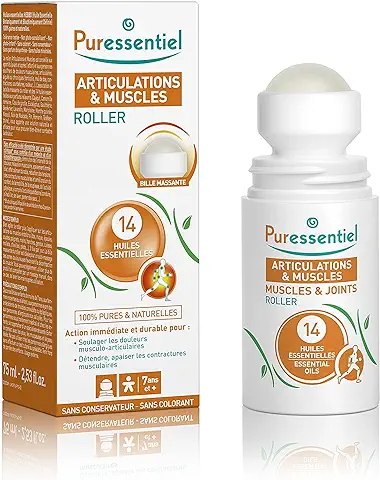 Puressentiel - Roller Alivia los Dolores de Articulaciones y Músculos con 14 Aceites Esenciales - 75ml  