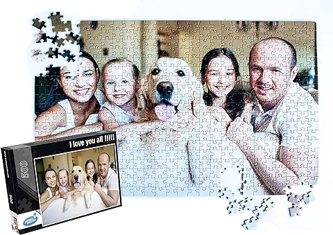 Puzzle Personalizado con tu Foto 300, 500, 1000 Piezas, Foto Puzzle en Varios Formatos (500 Piezas)  