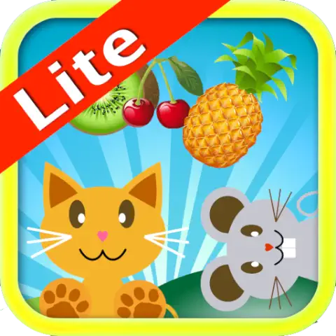 QCat-Preschool 7 en 1 Juego Educativo para el Niño y el Niño: Fruit (gratis)  