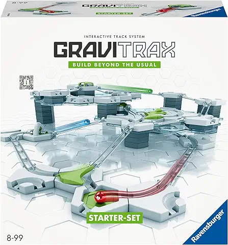 Ravensburger - GraviTrax Starter Kit, Kit de Inicio, Construye tu Propia Pista de Canicas, Juego STEM Innovador y Educativo, 8+ Años  