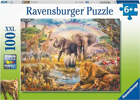 Ravensburger Puzzle, La Sabana Africana, 100 Piezas, Puzzles para Niños, Edad Recomendada 6+, 13284 3  