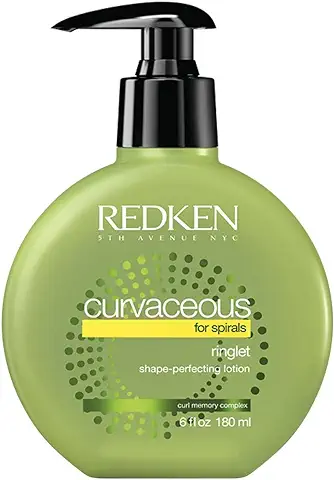 Redken | Loción para Activar y Perfeccionar Rizos y Ondas, Sin Aclarado, Para Cabello Rizado y Ondulado, Curvaceous Ringlet, 180 ml  