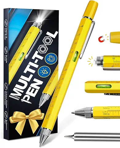 Regalos Originales Para Hombre Padre - Boligrafo Multifuncion Personalizados Gadgets Tecnologicos Regalos Hombre Mujer Profesores Navidad Cumpleanos Regalos Manitas Ingenieros Boligrafo Multiusos  