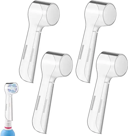 Regard 4pcs Repuesto para Funda Protectora del Recorrido del Cabezal del Cepillo de Dientes Oral-B Cepillo Eléctrico Cabeza Cubierta de Polvo del Cepillo  