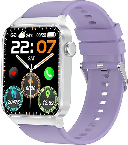 Reloj Inteligente Hombre Mujer, 1.85" HD Smartwatch con Llamada Bluetooth, Smart Watch Pulsómetro/Monitor de Sueño/SpO2, 113 Modos Deportivos Reloj, Impermeable IP68 Pulsera Actividad para Android iOS  