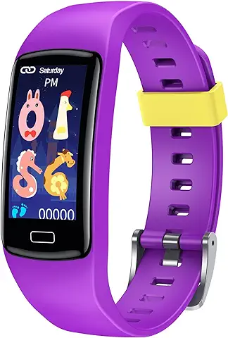 Reloj Inteligente Niña Pulsera Actividad: Impermeable Deportivo Smartwatch Niñas Monitores de Actividad con Podómetro Pulsómetros Monitor de Sueño Contador de Caloría Smart Watch para Niñas 5-15 Años  