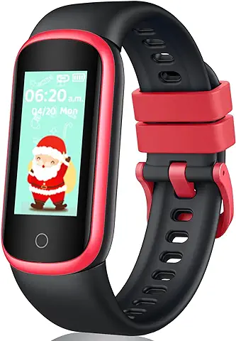 Reloj Inteligente Niño Smartwatch: Pulsera Actividad Inteligente con Pulsometro Podometro Monitor de Sueño Calorias IP67 Impermeable Deportivo Digital Reloj Niño Niña para Android IPhone  