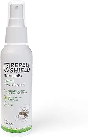 RepellShield Spray Repelente Antimosquitos para Niños y Adultos, Previene Picaduras de Insectos y Mosquito Tigre - Alternativa Natural a la Permetrina, 100ml  