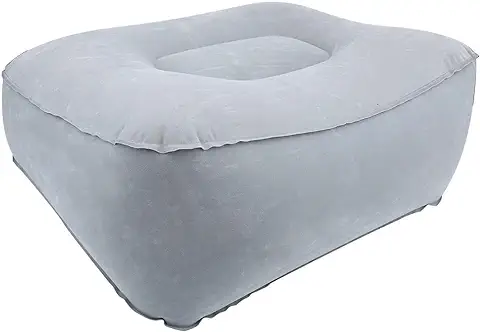 Reposapiés - Cojín Almohada Inflable de Resto de Pie para Oficina Casa Vieje Relajarse ( Color : Gris )  