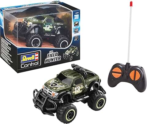 Revell Control Junio-RC SUV FIELD HUNTER Coche de Control Remoto, Color Verde (23491) , Color/modelo Surtido  