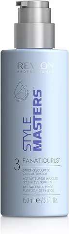 REVLON PROFESSIONAL Style Masters Fanaticurls Activador de Rizos, Fijación Fuerte y Definición para el Cabello Curly, 150 ml  