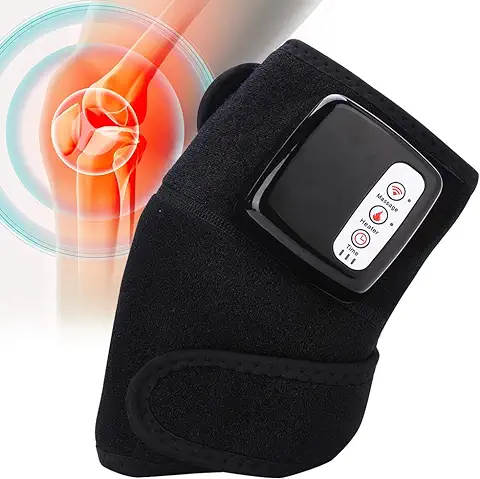 Rodillera Infrarroja Vibración Calor 4 Imanes Pulsera Terapia Magnética Multifuncional Masajeador Rodilla Alivio Articulación  