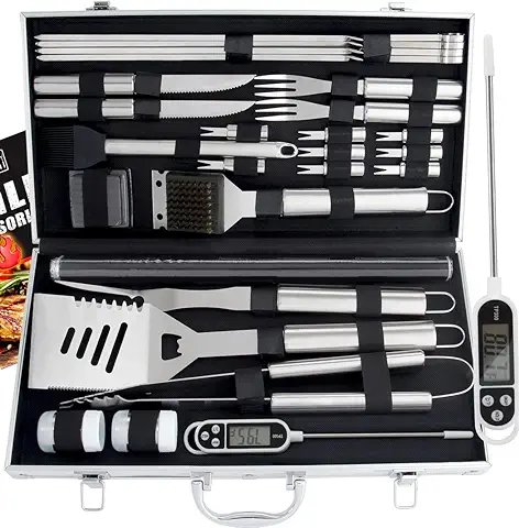 Romanticist 28pcs Kit de Barbacoa - Regalo de Ideal para Hombres  