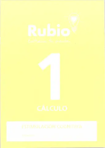 Rubio 49965 - Cuaderno: 1 (Estimulación Cognitiva (cálculo))  