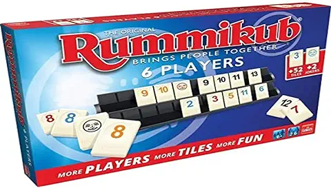 Rummikub Original 6 Jugadores, A Partir De 6 Años, Juegos De Mesa Adultos Y Niños, Juego Estratégico De Fichas, Juego De Números De Estrategia, De 2 a 6 Jugadores  