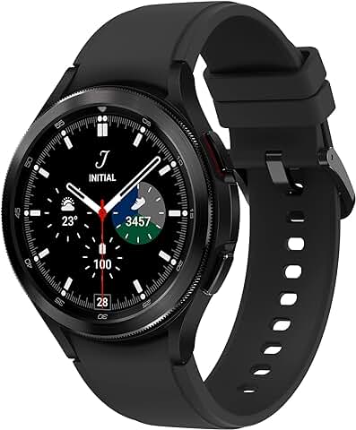 Samsung Galaxy Watch4 Classic – Smartwatch, Bisel Giratorio, Control de Salud, Seguimiento Deportivo, Bluetooth, 46 mm, Color Negro (Version ES)  