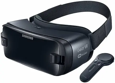 SAMSUNG SM-R325 Gafas de Realidad Virtual Azul 345 g - Dispositivos de Visualización Montados en Cascos (Gafas de Realidad Virtual, Azul, Monótono, 101°, Botones, Giratorio, Giratorio)  