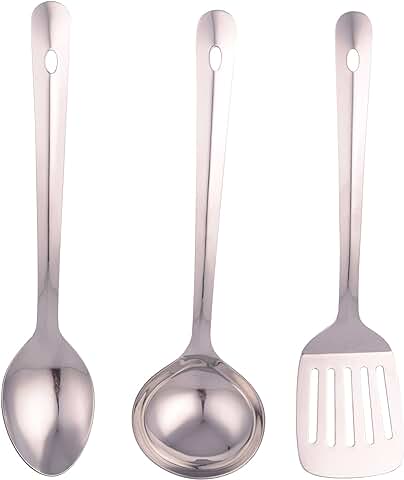 San Ignacio SET 3 PC UTENSILIOS COCINA ACERO INOXIDABLE ENERGY  