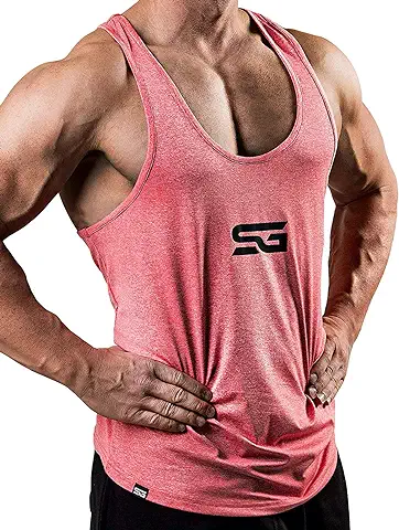 Satire Gym - Camiseta de Tirantes para Fitness de Hombre/Ropa Funcional de Secado Rápido para Hombres - Camiseta de Tirantes para Hombres, Apta para Culturismo y Entrenamiento  