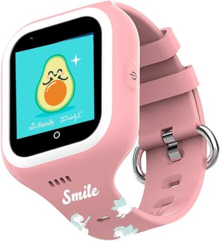 SaveFamily Iconic Plus Ed. Mr. Wonderful con Correas Customizadas. Reloj Inteligente Niño Videollamada, Música, Identifica Llamadas, Video, Bluetooth, App Store, Whatsapp & Stikers Divertidos  