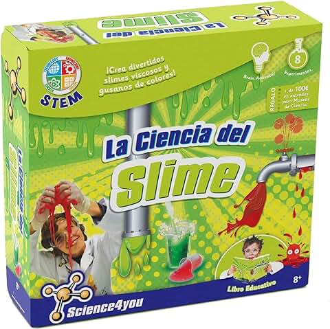 Science4you La Ciencia Viscosa del Slime - Juguete Educativo y Científico  