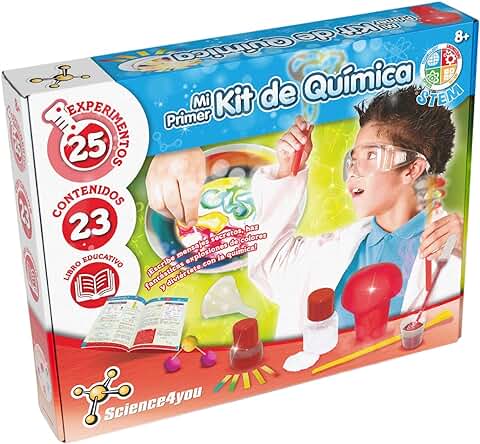 Science4you-Mi Primer Kit de Química para Niños +8Años, Multicolor (80002201)  