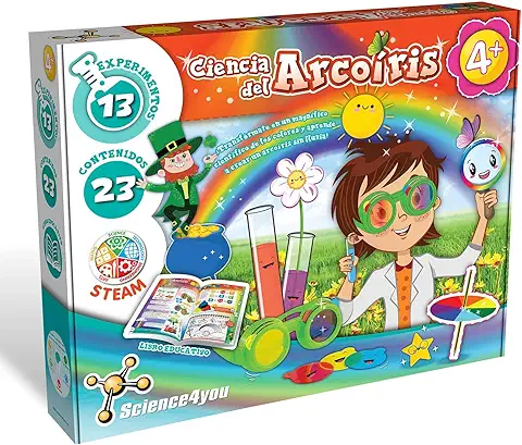 Science4you-Science4you – La Ciencia del Arco Iris – Juguete Cientifico y Educativo, Multicolor, 4 Años (80002308)  