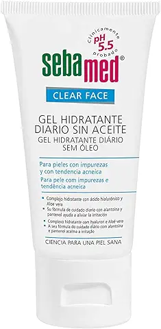 Sebamed Clear Face Gel Hidrat Oil-Free - 50 ml Para piel Grasa y Tendencia Acnéica, CPara el Cuidado de Todos los Tipos de piel con Tendencia Acneica  
