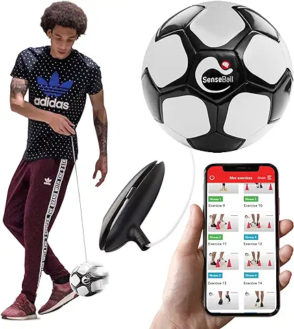 SenseBall - Balón de Fútbol Inteligente - Balón de Fútbol Incluido - Equipo de Entrenamiento de Fútbol - Utilizado por Clubes Profesionales - Regalos de Fútbol para Niños y Jóvenes - Accesorios de Fútbol - Pelota de Fútbol Inteligente  