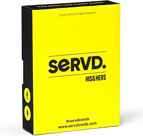 SERVD. EL Y Ella. El Divertido Juego de Cartas para Parejas de la Vida Real.  