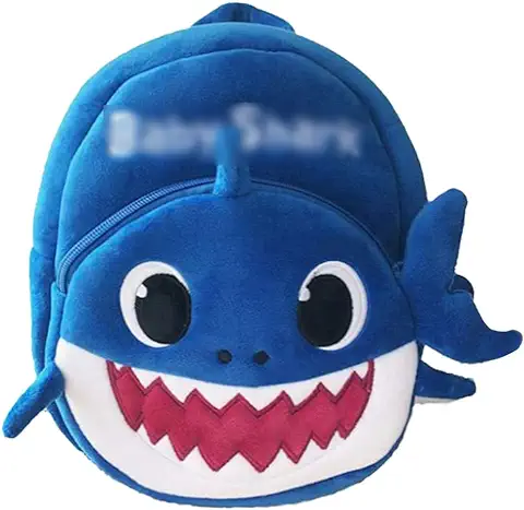 Shark Bolsos Dibujos, Mochila Shark Niño, Shark - Mochila para Niños de Dibujos Animados, Mochila para Guardería 1-6 Años Dibujo - Azul  