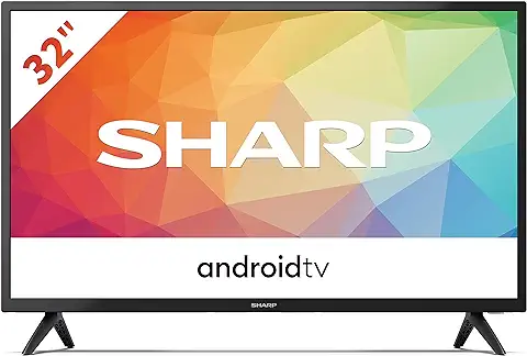 Sharp 32FG6EA - Android TV (11) Smart 32" HD - 32 " - Google Assistant Controlado por Voz, Chomecast, Bluetooth, 2xHDMI, 2xUSB, Dolby Audio, Active Motion 400  