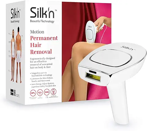 Silk'n Motion - Depilación Permanente Con Tecnología HPL ™ - 350.000 Destellos De Luz - Para Todo El Cuerpo - Para Cada Tono De Piel  