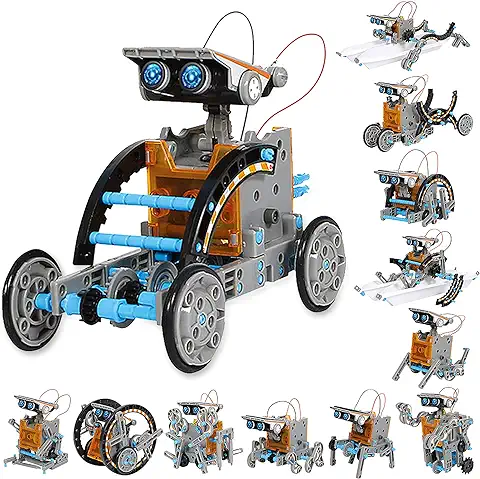 Sillbird Robot Solar para Niños, 12 en 1, Juego de Construcción STEM, 190 Piezas, Juguete Educativo, Regalo para Niños y Niñas a Partir de 8, 9 y 10 Años, Alimentado por Energía Solar  