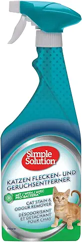 Simple Solution Extreme, Quitamanchas y Antiolores para Mascotas, Limpiador Enzimático con un Poder de Limpieza 3X Pro-Bacteria - 750ml  