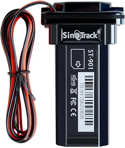 SINOTRACK Rastreador GPS para vehículos, localizador GPS, Mini Dispositivo de ubicación en Tiempo Real, Dispositivo de rastreo GPS Impermeable para automóviles y Motocicletas para Camiones y Taxis