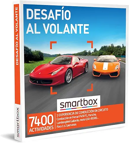 Smartbox - Caja Regalo Desafío al Volante - Idea Regalo Original para Hombres - Conducción en Circuito para 1 o 2 Personas  