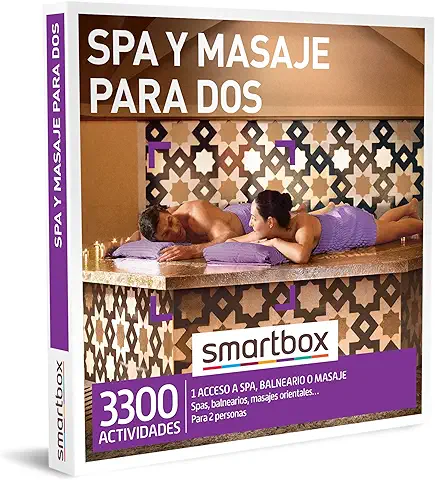 Smartbox - Caja Regalo SPA y Masaje para Dos - Idea de Regalo para Parejas - 1 Actividad de Bienestar para 2 Personas  