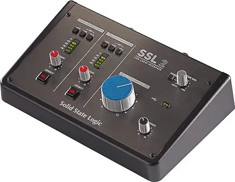 Solid State Logic (SSL) Solid State Logic SSL 2 USB Audio Interface - 24 Bit/192 kHz, 2-in 2-out, with SSL Legacy 4K Analogue Enhancement and Included SSL Software Production Pack  