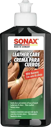 SONAX Loción para el Cuidado del Cuero (250 ml) con cera de Abeja, Limpieza y Cuidado de Cuero liso y Sintético | N.° 02911410-544  