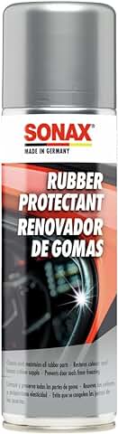 SONAX Producto para el Cuidado de la goma (300 ml) Renovador de Goma, Neumáticos, Alfombrillas | N.° 03402000-544  