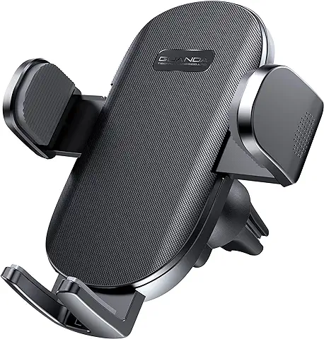 Soporte de Teléfono de Coche Ventilado, Soporte de Teléfono Móvil, Soporte de Teléfono de Coche, Soporte Giratorio de 360 Grados, Compatible con IPhone Saumsung LG Huawei Mini y Todos los Smartphones  