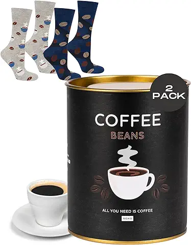 Soxo Café Calcetines Mujer Divertidos Colores Regalos Originales Para Hombre 1-2 Pares 2 Tamaños  