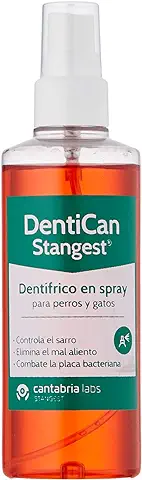 Stangest DentiCan Spray | Dentífrico en Spray para Perros y Gatos |Higiene Bucal de Triple Acción | Elimina Mal Aliento| Controla la Placa y Sarro | 125 ml  