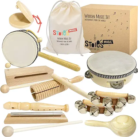 Stoie's Conjunto de Instrumentos Musicales para Niños Pequeños y Preescolares Juguete  