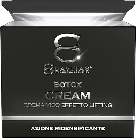 Suavitas Botox Cream - Crema Rostro y Cuello Antiarrugas Efecto Tensor, con Aloe, Botox Complex y Colágeno para un Efecto Lifting Inmediato, Antiedad, Redensificante, Nutriente, Hidratante - 50 ml  