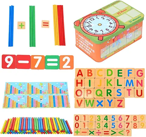 Tabla de Multiplicación,Ábaco de Madera,Juguete Montessori,Tabla de Multiplicar de Madera,Juego Tablas de Multiplicar,Juguete de Mesa de Multiplicación,Juguetes Educativos Matemáticos de Madera  