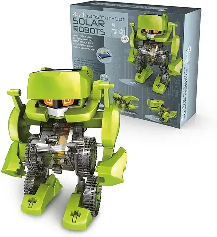 Tachan Robot Juguete de Construcción 4 Robots en 1, Funcionamiento con Energía Solar, Iniciación en la Robótica de los Niños, Instrucciones Detalladas, Multicolor, 784T00607  