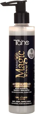 Tahe Magic Rizos Activador del rizo Antiencrespamiento Activator apto para el Método Curly (200 ml (Paquete de 1))  